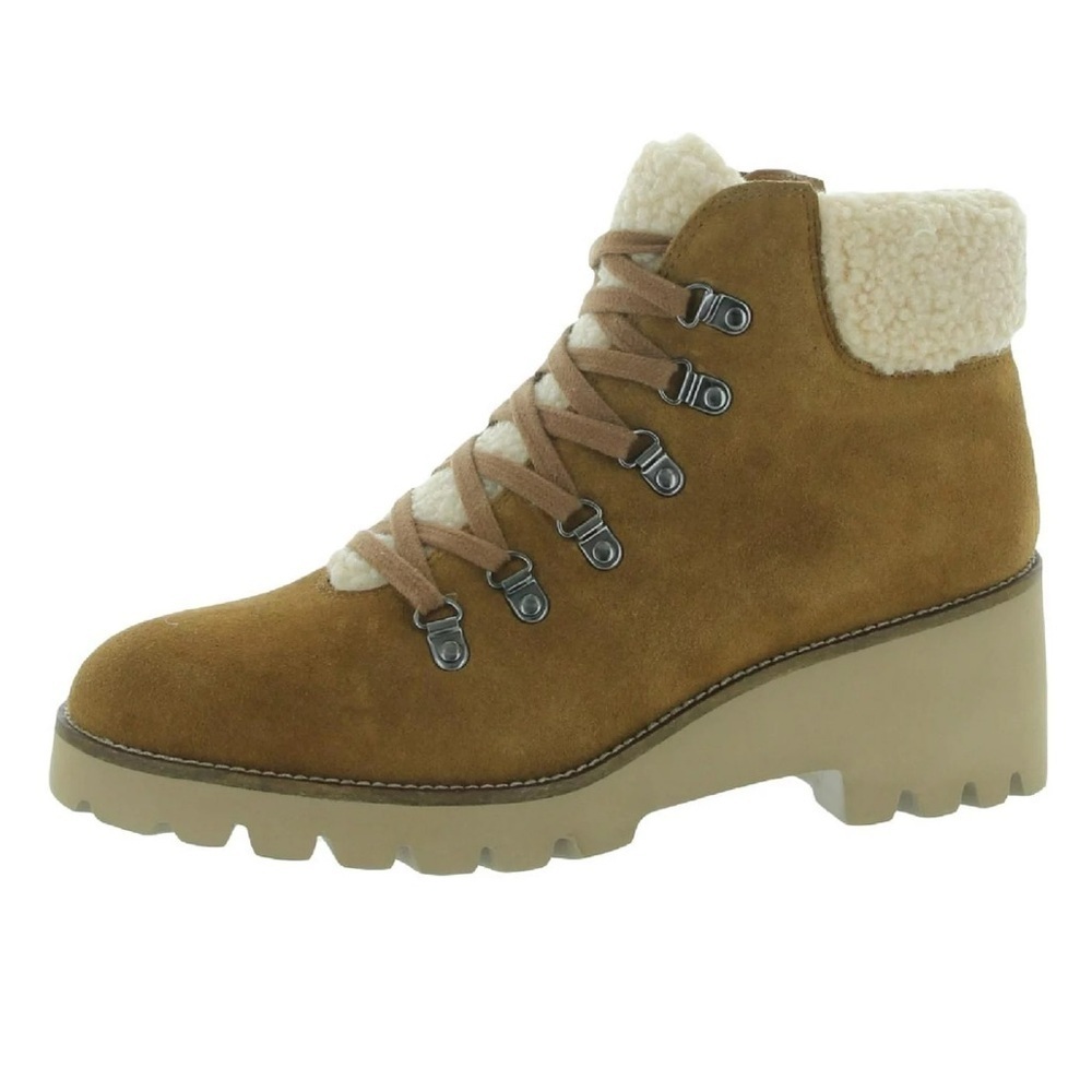 NIB Blondo Womens Devin Waterproof Combat & Lace-up Boots Brown Size 9